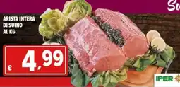 Iper Triscount Arista intera di suino offerta