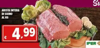 Iper Triscount Arista intera di suino offerta