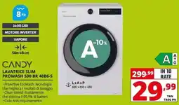 Comet Candy lavatrice slim prowash 500 BR 48B6-S offerta