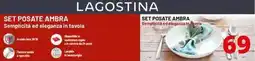 Comet Lagostina set posate ambra semplicità ed eleganza in tavola offerta