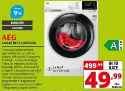 Comet AEG LAVATRICE LR6FG94 offerta