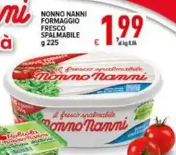 Iper Triscount Nonno nanni formaggio fresco spalmabile offerta