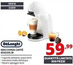 Comet Delonghi macchina caffè EDG335.W offerta