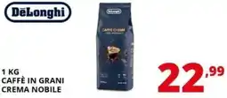 Comet Delonghi caffè in grani crema nobile offerta