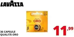 Comet Lavazza 36 capsule qualità oro offerta