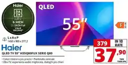 Comet Haier QLED TV 55" H55Q80FUX SERIE Q80 offerta