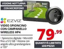 Comet Ezviz video spioncino con campanello wireless hp4 offerta
