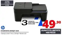 Comet Hp stampante deskjet 4330 offerta