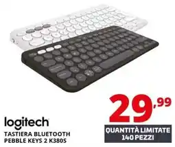 Comet Logitech tastiera bluetooth pebble keys 2 K380S offerta