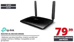 Comet Tp-link router 4G archer MR400 offerta