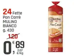 Supermercati Dok 24 Fette Pan Carrè Mulino Bianco offerta