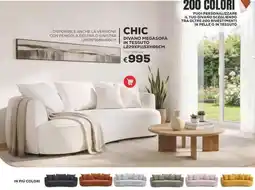Conforama Conforama Chic divano megasofà in tessuto offerta