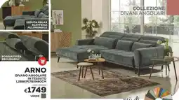Conforama Conforama arno divano angolare in tessuto offerta