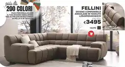 Conforama Conforama fellini divano componibile angolare in tessuto offerta