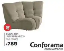 Conforama Conforama Piuma divano componibile in tessuto angolar offerta