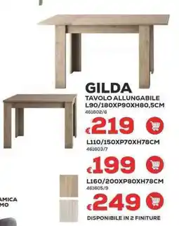 Conforama Conforama gilda tavolo allungabile offerta