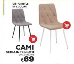 Conforama Conforama cami sedia in tessuto offerta