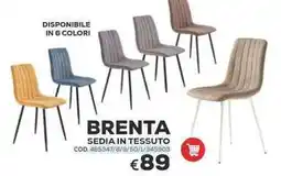 Conforama Conforama brenta sedia in tessuto offerta