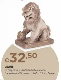 Progress Leone in magnesia da esterno offerta