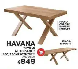 Conforama Conforama havana tavolo allungabile offerta