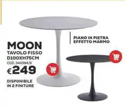 Conforama Conforama moon tavolo fisso offerta