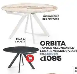 Conforama Conforama orbita tavolo allungabile offerta