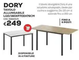 Conforama Conforama dory tavolo allungabile offerta