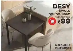 Conforama Conforama desy tavolo offerta