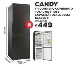 Conforama CANDY frigorifero combinato total no frost offerta
