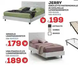 Conforama Conforama jerry giroletto matrimoniale in similpelle offerta