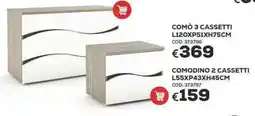 Conforama Conforama Comò 3 cassetti offerta