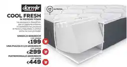 Conforama Dormir cool fresh in memory foam Singolo offerta