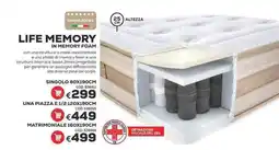 Conforama Life memory in memory foam singolo offerta
