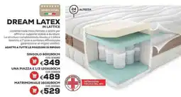 Conforama Dream latex in lattice Singlo offerta