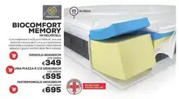 Conforama Primavera biocomfort memory in heliocell Singolo offerta