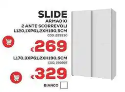 Conforama Conforama slide armadio 2 ante scorrevoli offerta