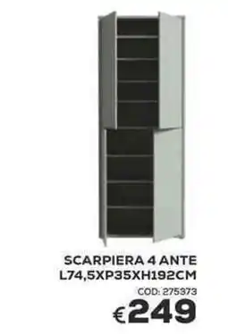 Conforama Conforama scarpiera 4 ante offerta