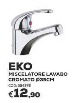 Conforama Conforama eko miscelatore lavabo cromato ø35cm offerta