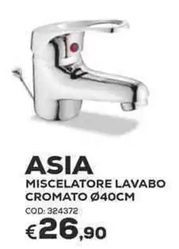 Conforama Conforama asia miscelatore lavabo cromato Ø40cm offerta