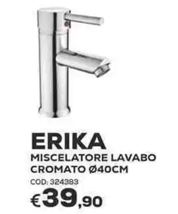 Conforama Conforama erika miscelatore lavabo cromato ø40cm offerta