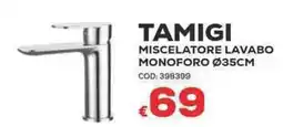 Conforama Conforama tamigi miscelatore lavabo monoforo ø35cm offerta