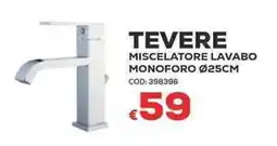 Conforama Conforama tevere miscelatore lavabo monoforo ø25cm offerta