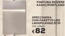Conforama Conforama Specchiera con faretto LED offerta