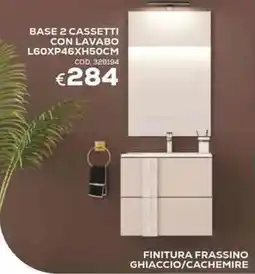Conforama Conforama base 2 cassetti con lavabo offerta