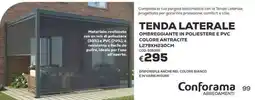 Conforama Conforama Tenda laterale ombreggiante in poliestere e pvc colore antracite offerta