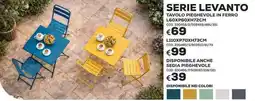 Conforama Conforama serie levanto tavolo pieghevole in ferro offerta