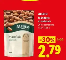 Lidl ALESTO Mandorle al naturale offerta