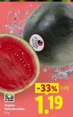 Lidl Anguria Perla Nera baby offerta