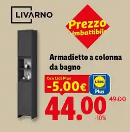 Lidl LIVARNO Armadietto a colonna da bagno offerta