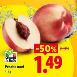 Lidl Pesche Noci offerta